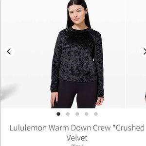 ✨LULULEMON CRUSHED VELVET TOP